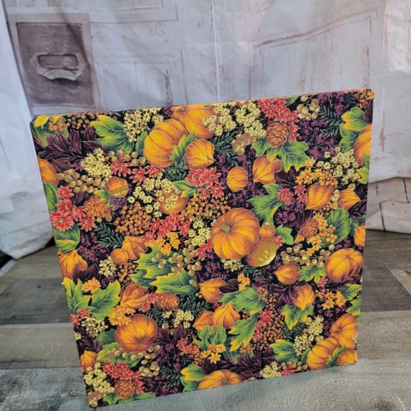 Fall harvest scarecrow pumpkin apple farm wall art decor - Picture 5 of 5